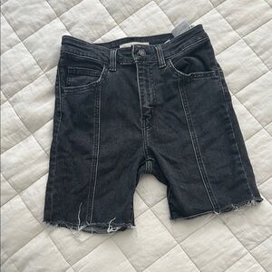 Levi's Black Jean Shorts
